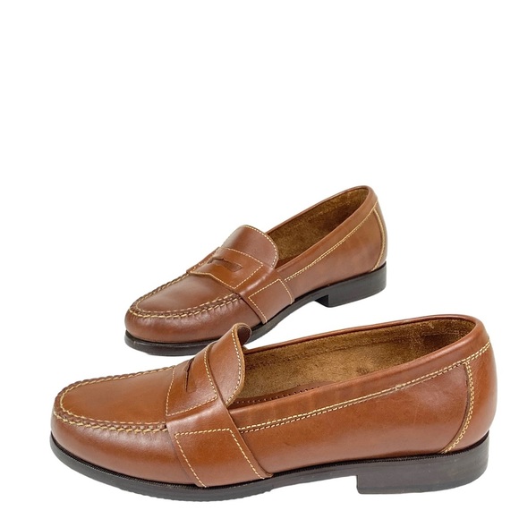Duck Head Other - MEN'S Duckhead All Leather Brown Penny Loafers Size 10M
